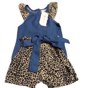 Hibobi  Leopard Print Romper Set